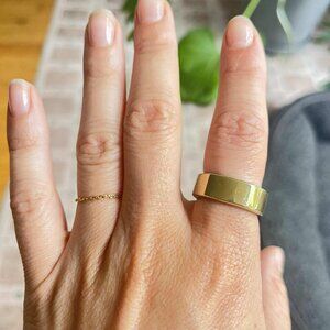 Oura Ring Gen3 Size 8 Yellow Gold - Heritage Style
